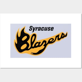 Defunct Syracuse Blazers NAHL Hockey 1977 Posters and Art